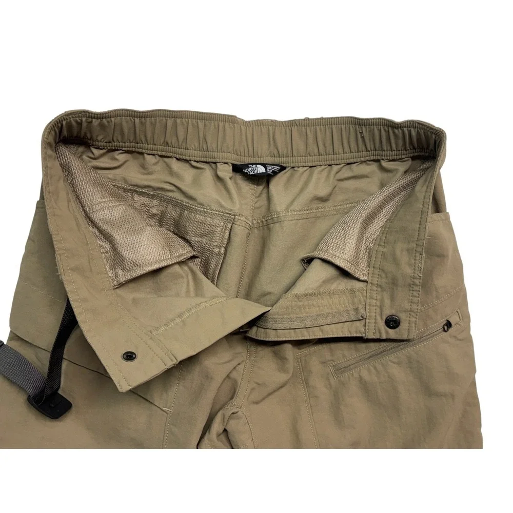 The North Face Small Short 30/32x28 Tan Zip Off Convertible Pants Shorts Hiking